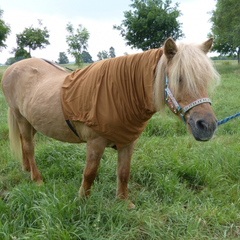 EINHORN mane/neck cover "classic", chestnut